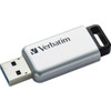 Verbatim_32GB_Storen_Go_Secure_Pro_USB_30_Flash_Drive_with_AES_256_Hardware_Encryption_-_Silver_-_32_GB_-_USB_30_-_256-bit_AES_-_-_98665