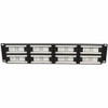 AddOn 19-inch 2U CAT6 48-Port Straight Patch Panel with High Density 110-Type - 48 x RJ-45 - 48 Port(s) - 48 x RJ-45 - 48 x RJ-11 - 2U (ADD-PPST-48P110C6)