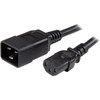 StarTechcom_3_ft_Heavy_Duty_14_AWG_Computer_Power_Cord_-_C13_to_C20_-_For_Computer_Server_PDU_-_125_V_AC__15_A_-_Black_-_1_PXTC13C20143