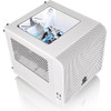 Thermaltake Core V1 Snow Edition Mini ITX Chassis - White - SPCC - 4 x Bay - 0 - Mini ITX Motherboard Supported - 3 x Fan(s) Supported (Fleet Network)