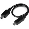 StarTech.com 8in USB OTG Cable - Micro USB to Mini USB - M/M - USB OTG Adapter - 8 inch - Connect your USB On-the-Go capable tablet or (Fleet Network)