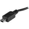 StarTech.com 8in USB OTG Cable - Micro USB to Mini USB - M/M - USB OTG Adapter - 8 inch - Connect your USB On-the-Go capable tablet or (UMUSBOTG8IN)