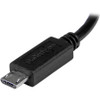 StarTech.com 8in USB OTG Cable - Micro USB to Mini USB - M/M - USB OTG Adapter - 8 inch - Connect your USB On-the-Go capable tablet or (UMUSBOTG8IN)