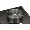 Black Box Elite Cabinet Top Panel - Single 10" Fan (550-cfm) - 1 Fan - 12U - 10" (254 mm) - 15.6 m³/min - Black (ECTOPF10)