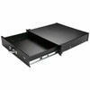 iStarUSA 2U Sliding Drawer with Key Lock - For Cabinet, Rack, Hard Drive, Computer, Server - 2U Rack Height - Rack-mountable - SPCC - (WA-DWR2UB)
