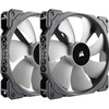Corsair Air ML140 Cooling Fan - 2 Pack - 5.51" (140 mm) Maximum Fan Diameter - 97 CFM (164.80m³/h) Maximum Airflow - 2000 rpm - - PWM (Fleet Network)