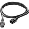 HPE Standard Power Cord - For PDU - 250 V AC / 10 A - Black - 10 ft (3.05 m) Cord Length - IEC 60320 C13 / IEC 60320 C14 - 1 (Q0P70A)