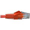 Tripp Lite series Cat5e 350 MHz Snagless Molded UTP Patch Cable (RJ45 M/M), Orange, 25 ft - 25 ft (7.62 m) Category 5e Network Cable - (N001-025-OR)