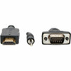 Tripp Lite series P566-015-VGA-A HDMI/VGA Audio/Video Cable - 15 ft (4.57 m) HDMI/Mini-phone/VGA A/V Cable for Monitor, Projector, TV, (P566-015-VGA-A)