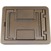 Wiremold FPBTC - FloorPort Series Blank Cover Assembly - Bronze - Die-cast Aluminum, Aluminum, Metal (Fleet Network)