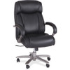 Safco Big & Tall Leather High-Back Task Chair - Black Seat Color - Bonded Leather Seat Material - High Back - Armrest - 1 Each (Fleet Network)