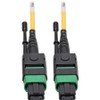 Tripp Lite series N390-02M-12-AP MTP/MPO Singlemode Patch Cable (F/F), Yellow, 2 m - 6.6 ft (2.01 m) Fiber Optic Network Cable for - 1 (Fleet Network)