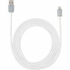 iStore Lightning Charge 10ft (3m) Cable (White) - 9.8 ft (3 m) Lightning/USB Data Transfer Cable for Computer, Power Adapter, iPhone, (Fleet Network)