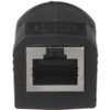 IndustrialNet Industrial M12 D-Code to RJ45 Coupler Adapter - M12 Network - RJ-45 Network - Female - Black - 1 (ICAM12DRJS)