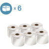 Dymo LabelWriter Labels - 2 1/8" (53.98 mm) Height x 4" (101.60 mm) Width - Rectangle - White - 1320 / Pack (2050811)