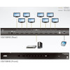 ATEN 8-Port True 4K HDMI Splitter - 4096 x 2160 - 19.69 ft (6000 mm) Maximum Operating Distance - 1 x HDMI In - 8 x HDMI Out - Serial (VS0108HB)