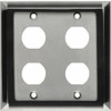 Tripp Lite series N206-FP04-IND RJ45 Bulkhead Wall Plate, 4 Cutouts, Industrial, Metal - 4 x Total Number of Socket(s) - 2-gang - - (N206-FP04-IND)
