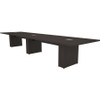 Middle Atlantic Pre-Configured T5 Series, 16' Sota Style Conference Table - Asian Night HPL Rectangle Top - Asian Night HPL Pedestal - (Fleet Network)