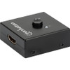 Manhattan 4K Bi-Directional 2-Port HDMI Switch - 4096 x 2160 - 4K - 1080p2 x 2 - Blu-ray Disc Player, Set-top Box, Satellite Receiver, (207850)