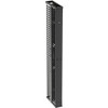 Panduit Double Sided Manager - Vertical Cable Manager - Black - 45U Rack Height - Steel, Acrylonitrile Butadiene Styrene (ABS), Metal (PR2VSD06)