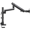 V7 DMPRO2TA-3N Mounting Arm for Monitor, Display - Matte Black - V7 Monitor Mount Professional Touch Adjust - Matte Gunmetal - Height (Fleet Network)