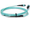 AddOn 10m MPO-16/UPC to 4xMPO/UPC Aqua OM4 OFNP (Plenum-Rated) 16-Strand Fiber Fanout Cable - 32.8 ft (10 m) Fiber Optic Network Cable (ADD-16FMPO-4MPO10M5OM4P)