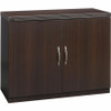 Safco Aberdeen Series Storage Cabinet - File Drawer(s) - 2 Door(s) - 1 Shelve(s) - Material: Medium Density Fiberboard (MDF), Laminate (Fleet Network)