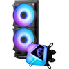 MSI MAG CORELIQUID C240 Cooling Fan/Radiator/Water Block/Pump - 4.72" (120 mm) Maximum Fan Diameter - 2 x Fan(s) - 78.73 CFM Maximum - (CLC240)