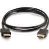 C2G 3ft Flexible High Speed HDMI Cable with Low Profile Connectors - 4K 60Hz - 3 ft (0.91 m) HDMI A/V Cable for Audio/Video Device, - (CG41363)
