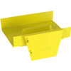 Panduit FiberRunner&reg; Vertical Tee, 90&deg;, 12x4, Yellow - Yellow - 14.6" (371.60 mm) Length - Polycarbonate - 1 Pack (FRVT12X4LYL)