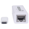 Manhattan Type-C to Gigabit Network Adapter - USB 3.1 (Gen 1) Type C - 1 Port(s) - 1 - Twisted Pair - 10Base-T, 100Base-TX, 1000Base-T (507585)