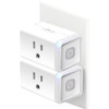 Kasa Smart Wi-Fi Plug Lite - 1 x 3-prong Plug - 120 V AC / 15 A, 230 V AC - Alexa, Google Assistant, Microsoft Cortana, Nest, IFTTT (HS103P2)