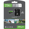 PNY Premier-X 256 GB Class 10/UHS-I (U3) V30 microSDXC - 100 MB/s Read - Lifetime Warranty (P-SDU256V31100PX-GE)