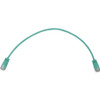 Tripp Lite series N261-S01-AQ Cat.6a UTP Patch Network Cable - 1 ft (0.30 m) Category 6a Network Cable for Network Device, Switch, ... (Fleet Network)