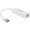 Manhattan USB 3.0 Gigabit Adapter - USB - 1 Port(s) - 1 x Network (RJ-45) - Twisted Pair - 10/100/1000Base-T - Desktop (506847)
