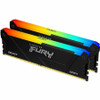 Kingston FURY Beast 64GB (2 x 32GB) DDR4 SDRAM Memory Kit - For Motherboard - 64 GB (2 x 32GB) - RGB - DDR4-3200/PC4-25600 DDR4 SDRAM (Fleet Network)