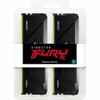 Kingston FURY Beast 64GB (4 x 16GB) DDR4 SDRAM Memory Kit - For Motherboard - 64 GB (4 x 16GB) - RGB - DDR4-3200/PC4-25600 DDR4 SDRAM (KF432C16BB2AK4/64)