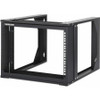 Manhattan 19" Wall Mount Open Frame Network Rack, 6U, Front-Hinged Swing Frame - For Network Equipment, Server, Patch Panel, Switch, - (Fleet Network)