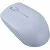 Lenovo 300 Wireless Compact Mouse (Frost Blue) with Battery - Travel Mouse - Optical - Wireless - Radio Frequency - 2.40 GHz - Frost - (GY51L15679)