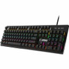 MSI FORGE GK300 Gaming Keyboard - Cable Connectivity - USB 2.0 Interface - RGB LED - Windows 10 - English (US) - PC - Mechanical - (FORGEGK300)