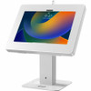 CTA Digital Desk Mount for Tablet, Display, Holder, Monitor, Kiosk - White - Landscape/Portrait - 9" to 11" Screen Support - 6 lb g) - (Fleet Network)