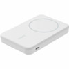 Belkin 15W Wireless Magnetic Power Bank w/ Stand, Qi2 - 5K mAh - 1xUSB-C - Portable Charger - w/ USB-C to USB-C Cable - White - White (BPD006btWH)