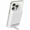 Belkin 15W Wireless Magnetic Power Bank w/ Stand, Qi2 - 5K mAh - 1xUSB-C - Portable Charger - w/ USB-C to USB-C Cable - White - White (BPD006btWH)