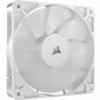 Corsair RS120 120mm PWM Fan - White - 1 Pack - 4.72" (120 mm) Maximum Fan Diameter - 1 x Fan(s) - 72.80 CFM (123.69m /h) Maximum - rpm (Fleet Network)