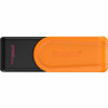Kingston DataTraveler Exodia S USB Flash Drive - 256 GB - USB 3.2 (Gen 1) - Black, Orange - 5 Year Warranty - 1 (DTXS/256GB)