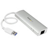StarTechcom_3_Port_Portable_USB_30_Hub_plus_Gigabit_Ethernet_-_Built-In_Cable_-_Aluminum_USB_Hub_with_GbE_Adapter_-_USB_-_External_-_ST3300G3UA