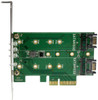 StarTechcom_M2_Adapter_-_3_Port_-_1_x_PCIe_NVMe_M2_-_2_x_SATA_III_M2_-_SSD_PCIE_M2_Adapter_-_M2_SSD_-_PCI_Express_SSD_PEXM2SAT32N1