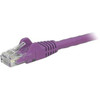 StarTechcom_2ft_Purple_Cat6_Patch_Cable_with_Snagless_RJ45_Connectors_-_Cat6_Ethernet_Cable_-_2_ft_Cat6_UTP_Cable_-_2_ft_Category_6_-_N6PATCH2PL