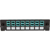 Tripp_Lite_High-Density_Fiber_Adapter_Panel_MMFSMF_8_LC_Duplex_Connectors_Black_-_8_Ports_-_8_x_Duplex_-_Black_-_Wall_Mountable_N492-08D-LC
