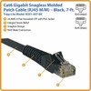 Tripp Lite Cat6 UTP Patch Cable - 7ft - 1 x RJ-45 Male - 1 x RJ-45 Male - Black N201-007-BK Tripp Lite Cat6 UTP Patch Cable - 7ft - 1 x RJ-45 Male - 1 x RJ-45 Male - Black N201-007-BK